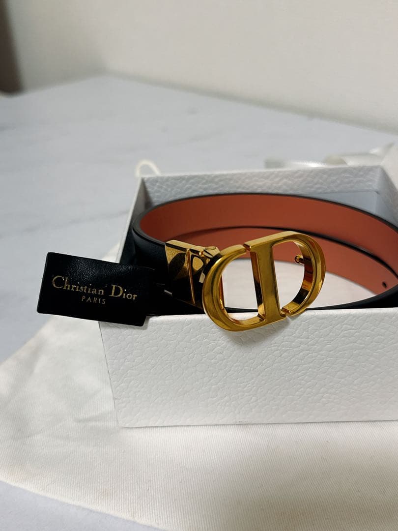 Dior 30 ベルト MONTAIGNE リバーシブルベルト 75サイズ