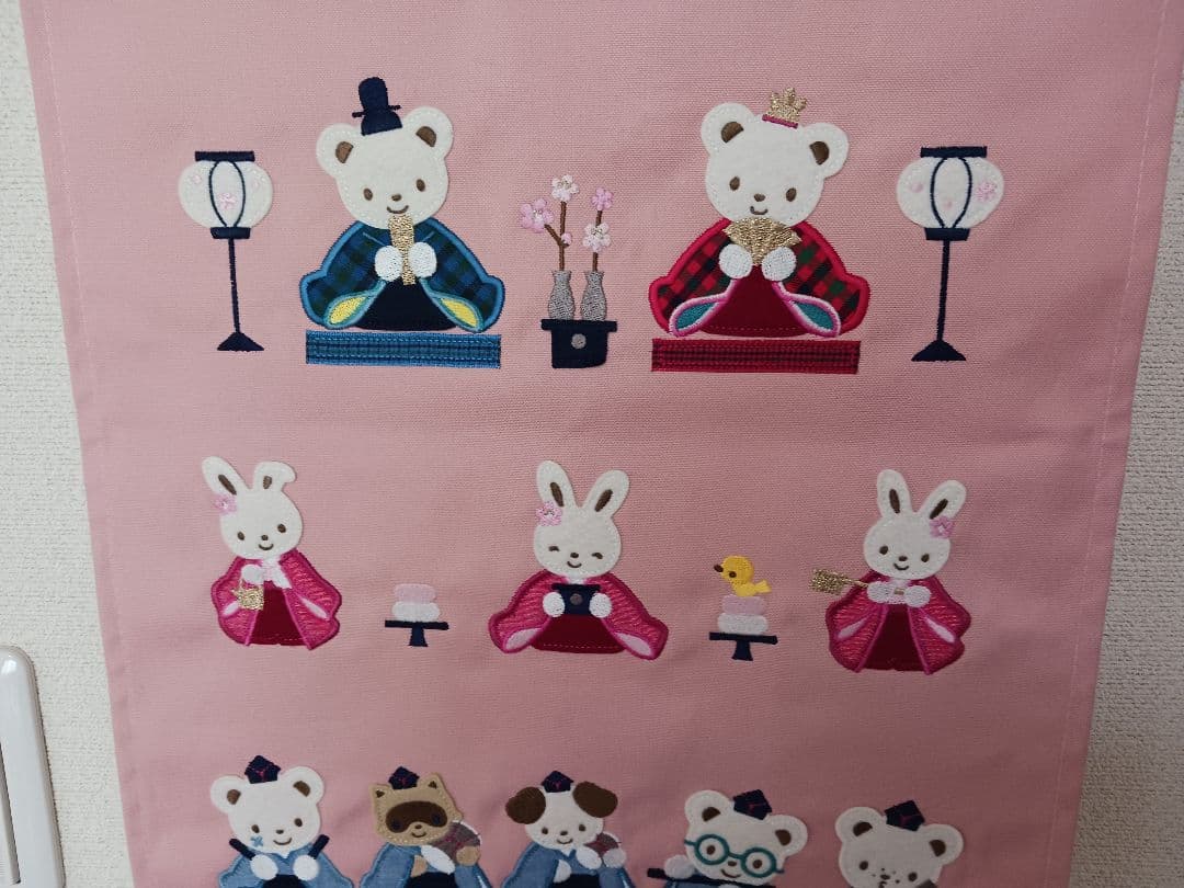 ひな祭り　ファミリア　タペストリー