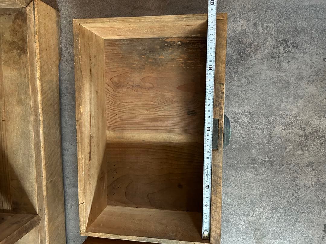 アンティーク　栗の木　本棚　オープンラック　飾り棚 古家具　店舗什器