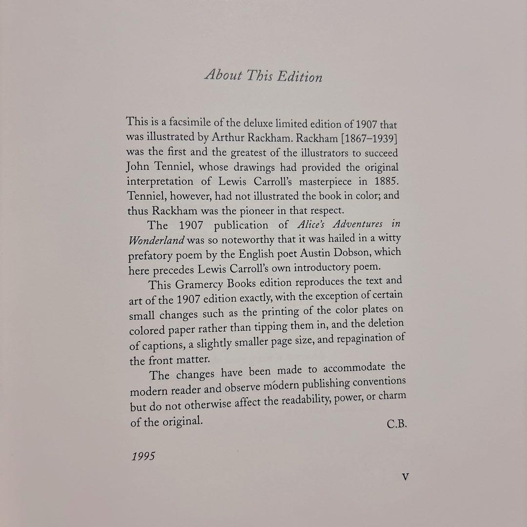 不思議の国のアリス アーサー・ラッカム挿絵付き