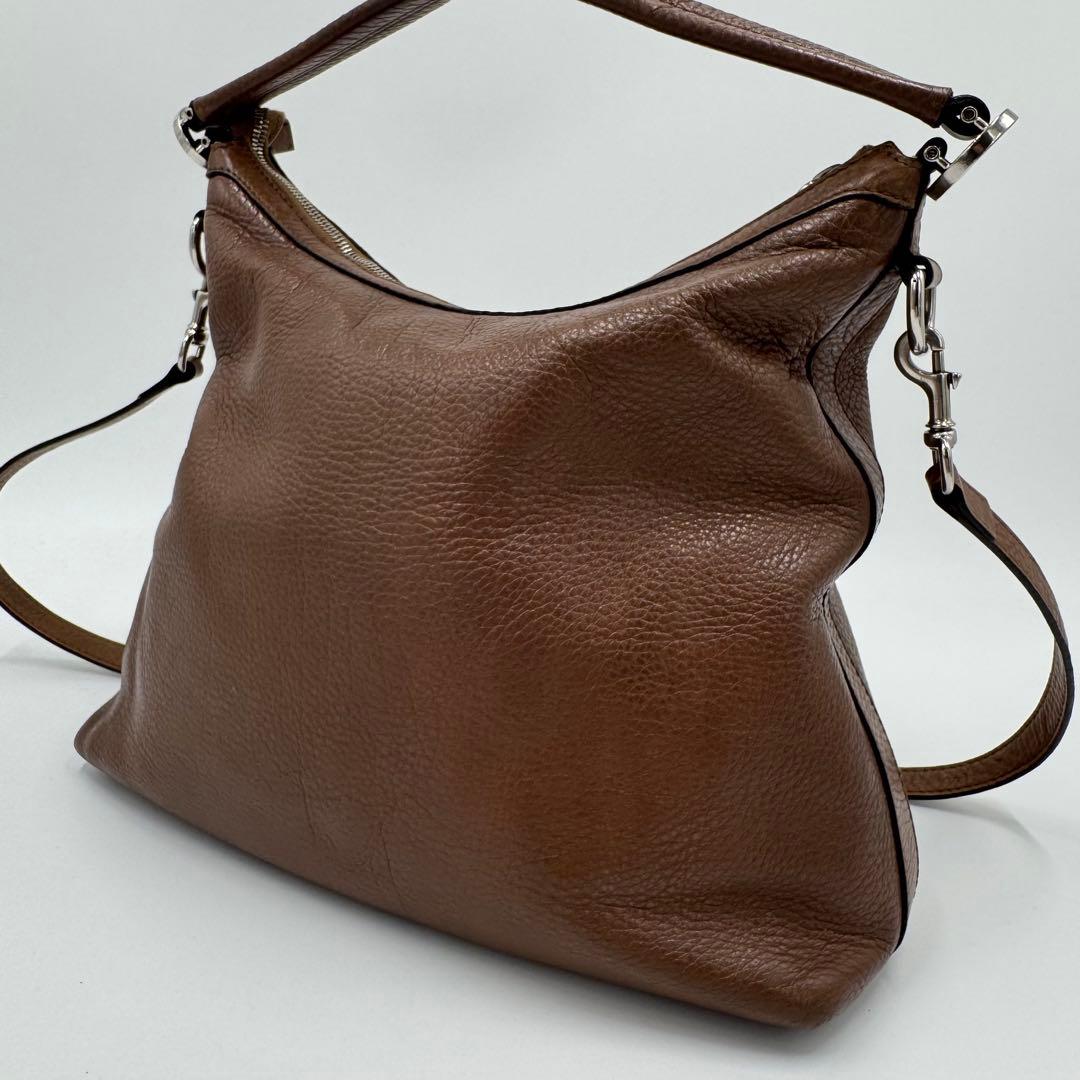 グッチ インターロッキング レザー 2way ハンドバッグ ショルダーバッグ