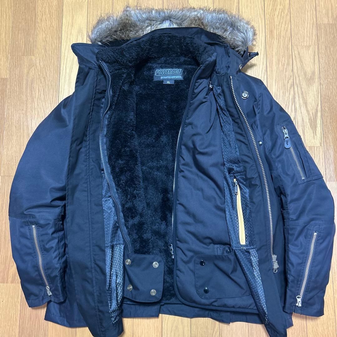 パワーエイジ N-3Bライダース 黒 XL