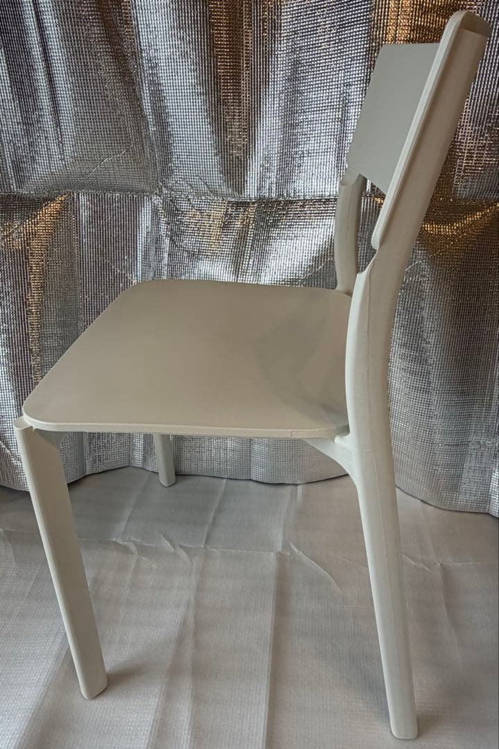 IKEA イケア　JANINGE ヤニンゲ　スタッキングチェア　白