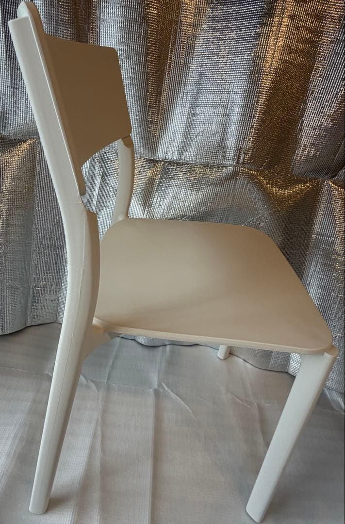 IKEA イケア　JANINGE ヤニンゲ　スタッキングチェア　白