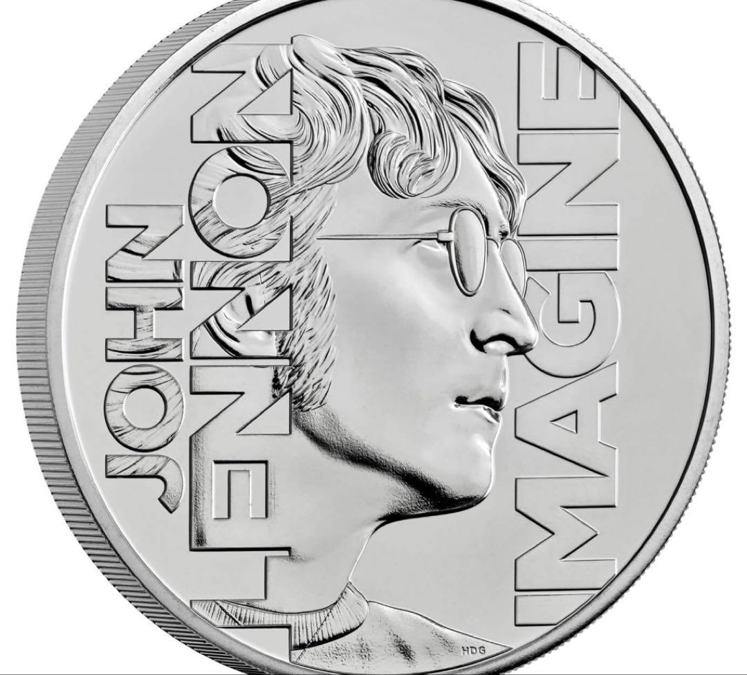 ★ジョンレノンポールマッカートニー英国記念限定5ポンド友情SETビートルズ