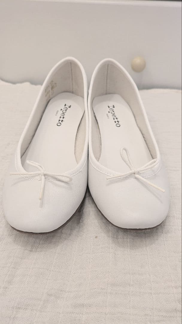 極美品　レペット　カミーユ　ホワイト　白　repetto　バレエ
