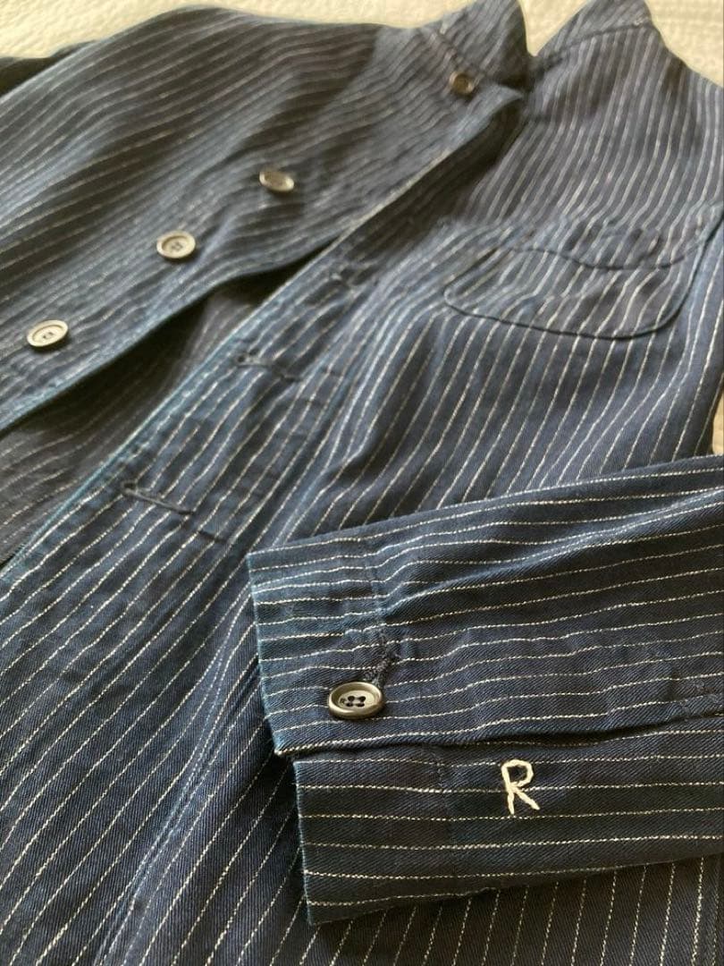 45R インディゴピンストライプ　ジャケット