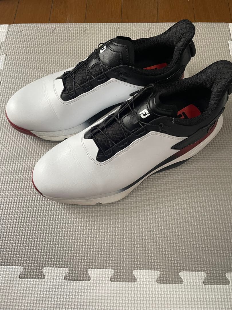 FootJoy SLX ゴルフシューズ ホワイト/ブラック/レッド