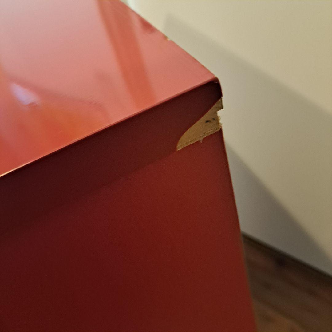 大幅値下げ　スペースエイジ　レトロ チェスト 赤　白