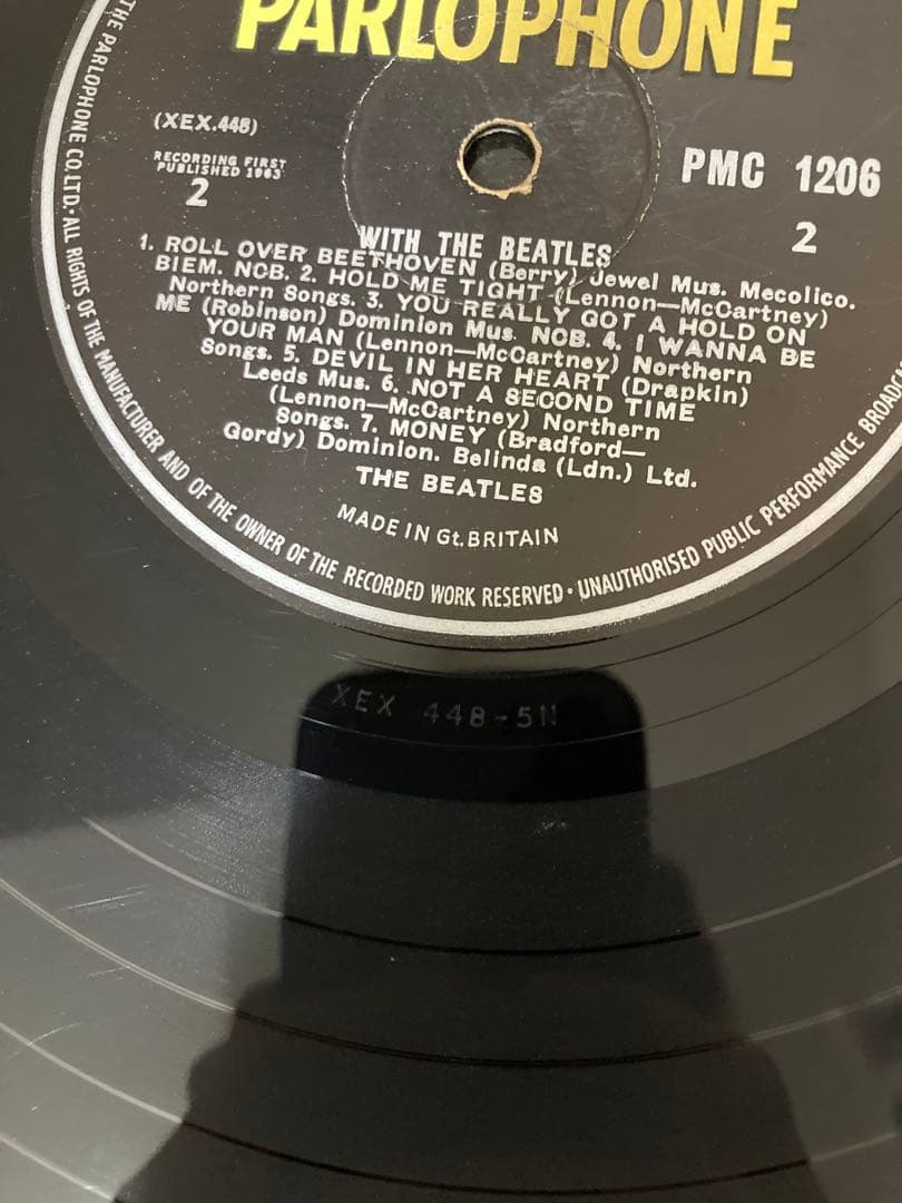 稀少UKオリジナルレア5NビートルズBeatlesレコード