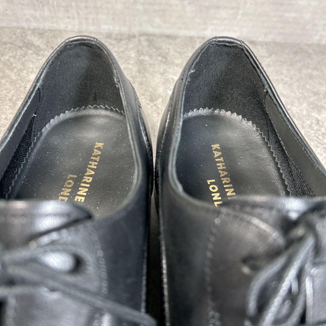 ほぼ新品【キャサリンハムネット】ビジネスシューズ/ストレートチップ/レザー/革靴