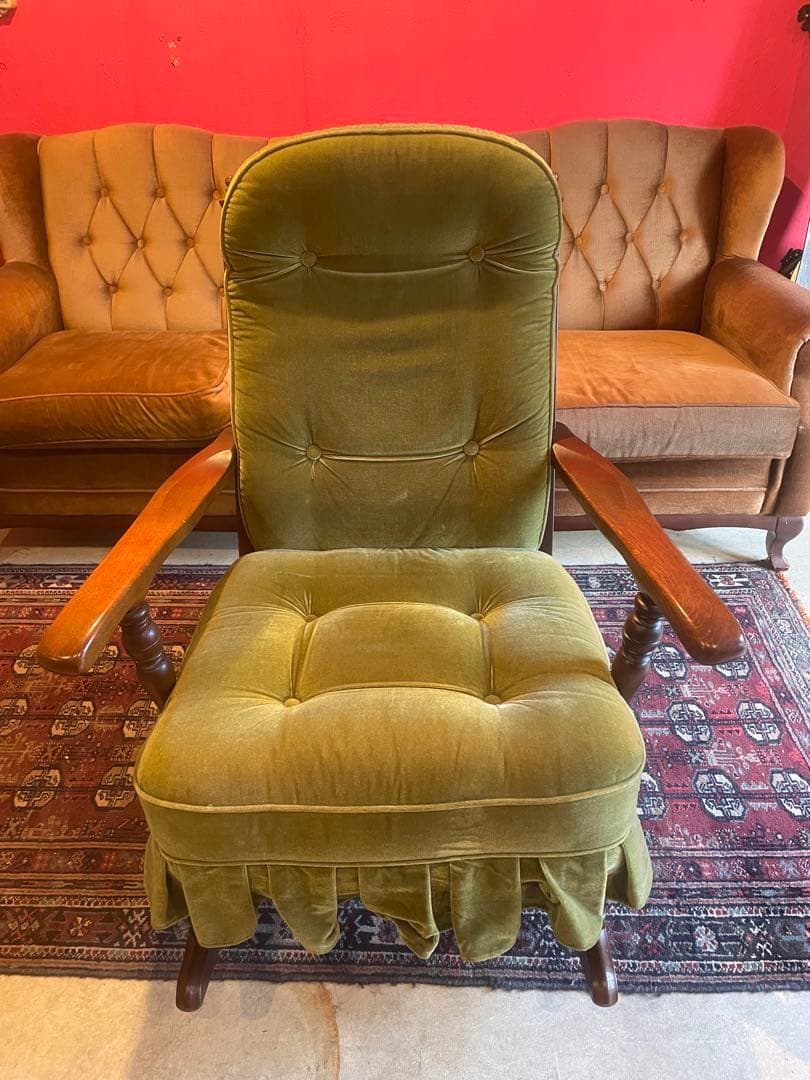 飛騨産業 穂高 ロッキングチェア レトロ 椅子