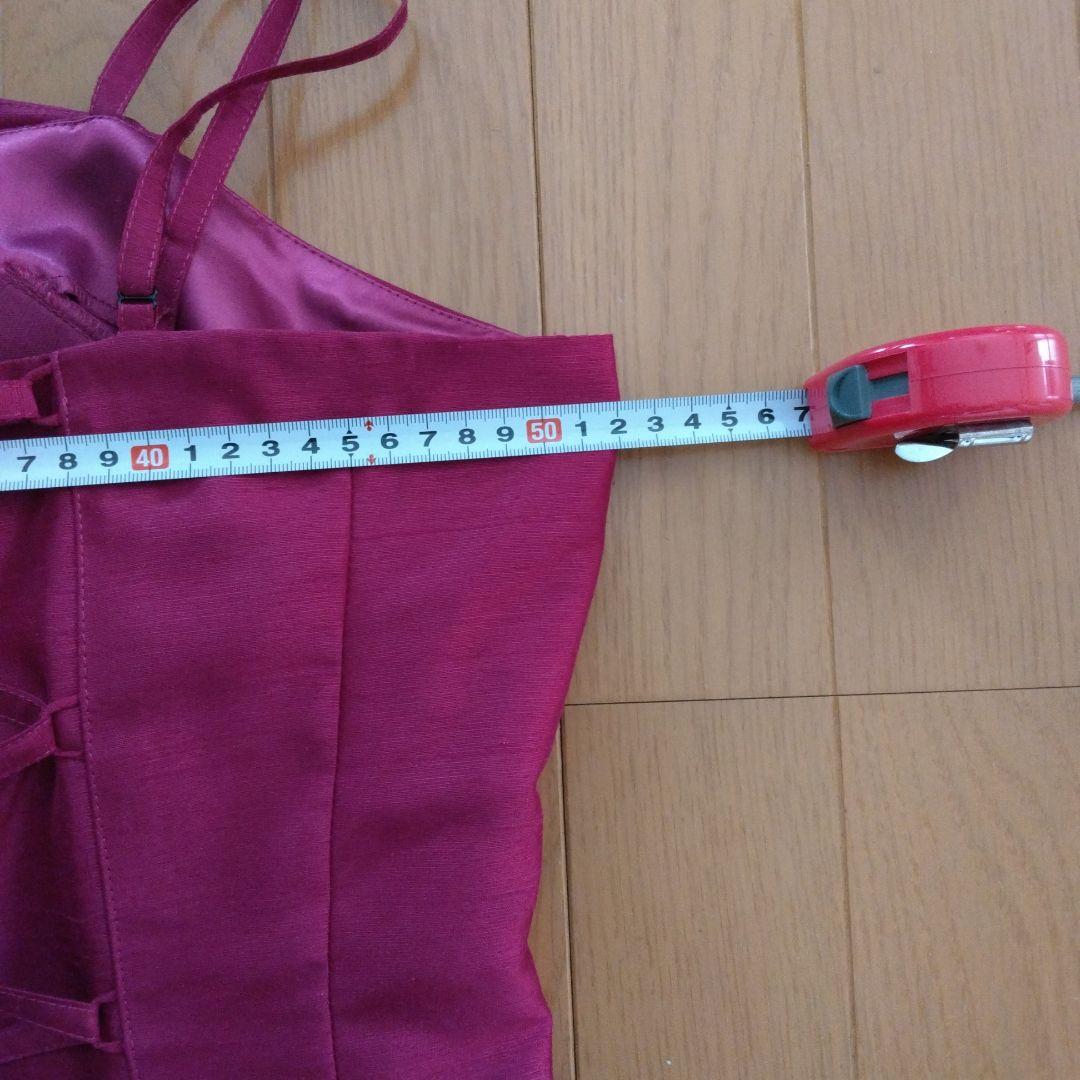 ジュネビビアン　ロングドレス　マゼンタ　ローズピンク　13号