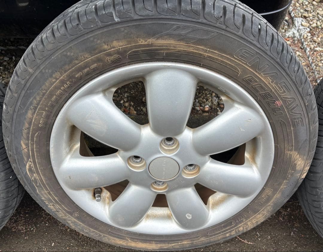 アルトラパン　純正アルミ&エコタイヤ　4本セット