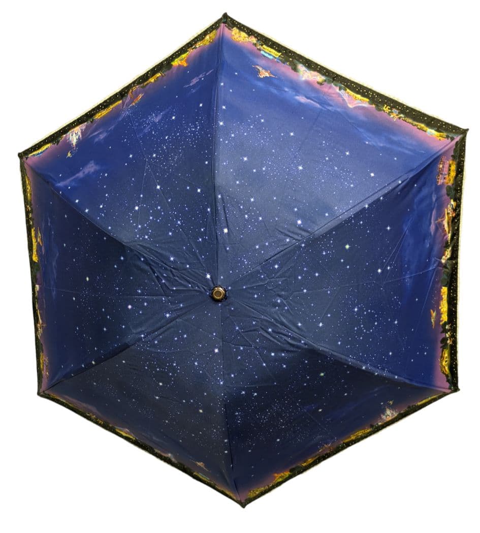 ひ*ろ様 【新品未使用】東京ディズニーリゾート 折りたたみ傘 晴雨兼用　パーク夜