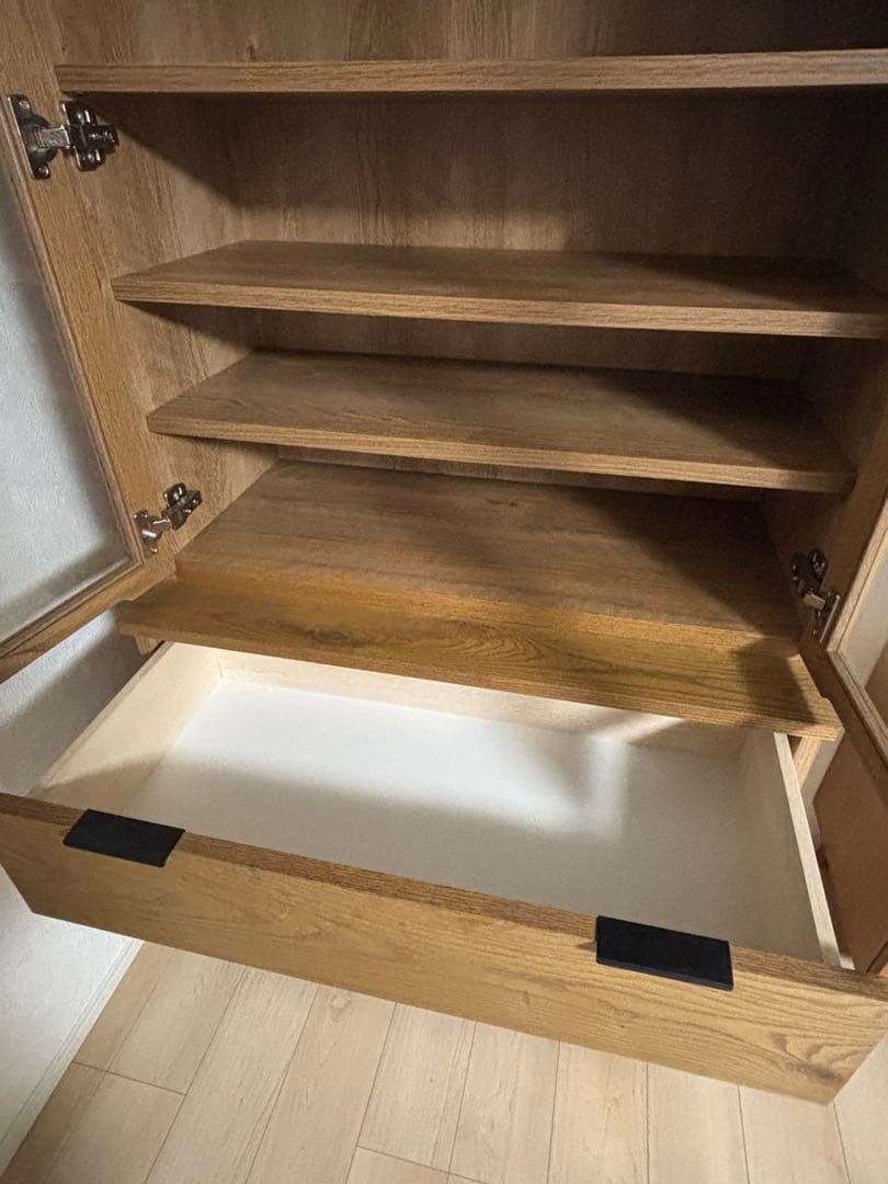 【m商品】unico ウニコ ADDAY(アディ)　カップボード W820