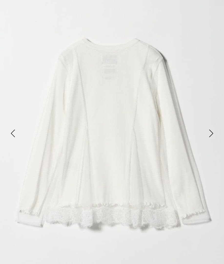 値下げ交渉可能　ミュベール　2025AW シアーレイヤードトップス