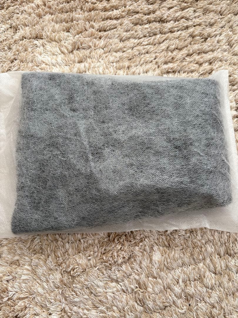 アパルトモン CARIAGGI レッグウォーマー 黒いリブ編みレッグウォーマー