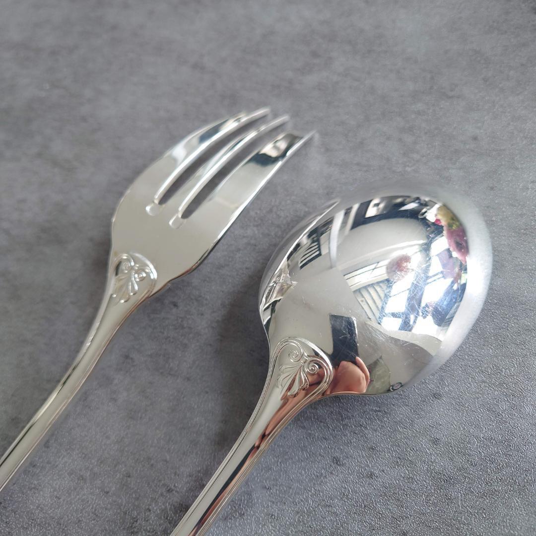 美品 クリストフル マルメゾン サービングフォーク サービングスプーン