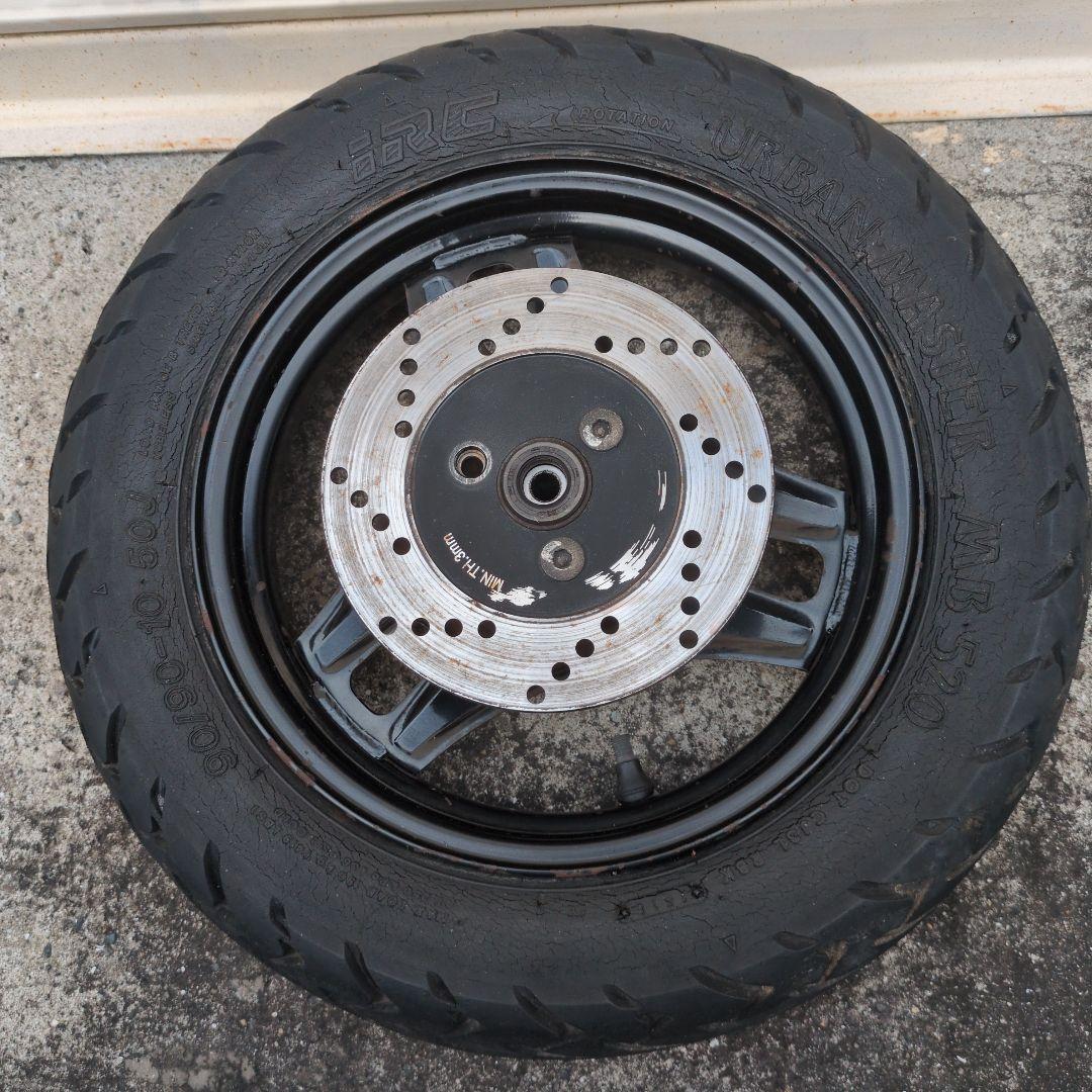 アドレスv125用ブラックホイール TRIAXタイヤ付き