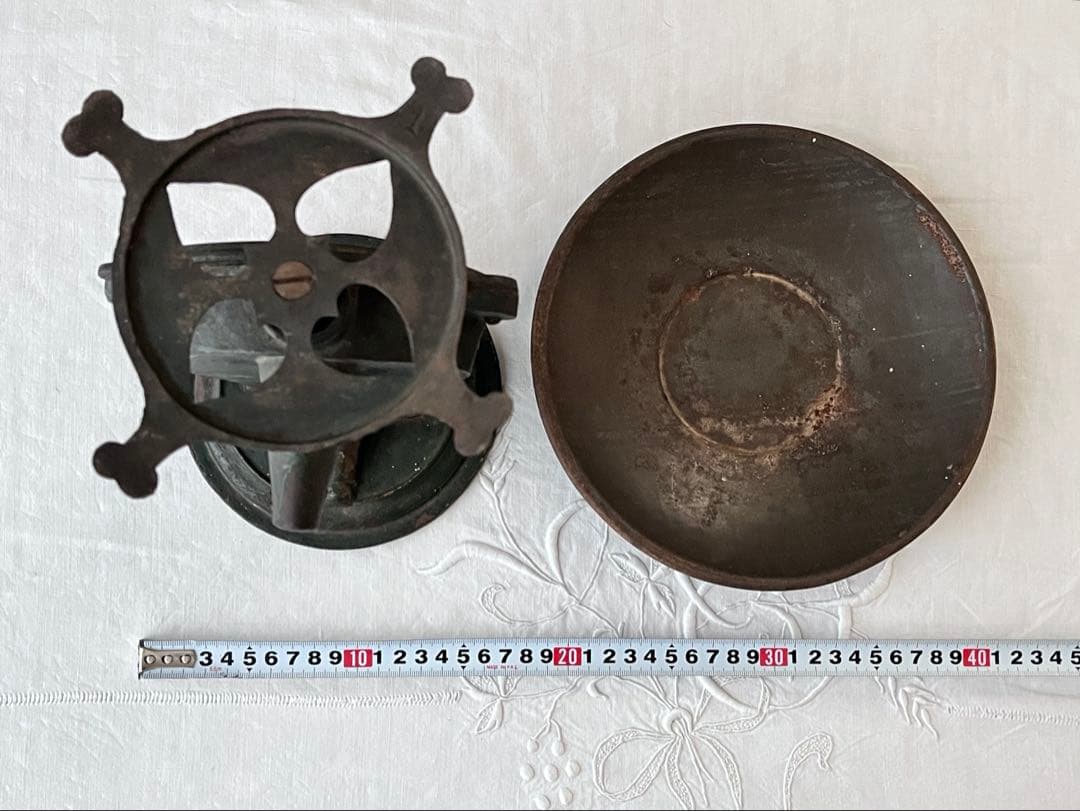 【美品】フランスアンティーク 鋳物製のスケール