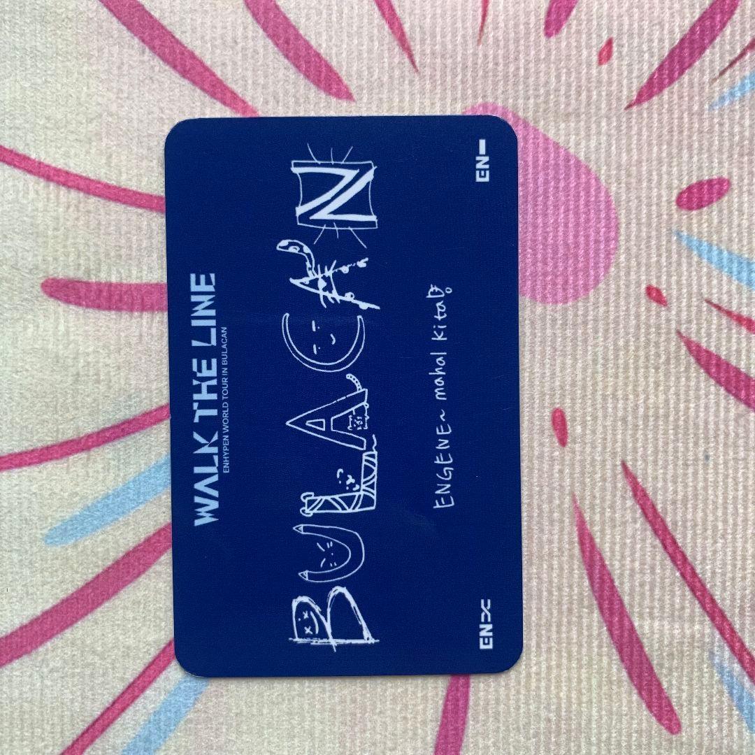 ジョンウォン ENHYPEN WALK THE LINE Bulacan トレカ