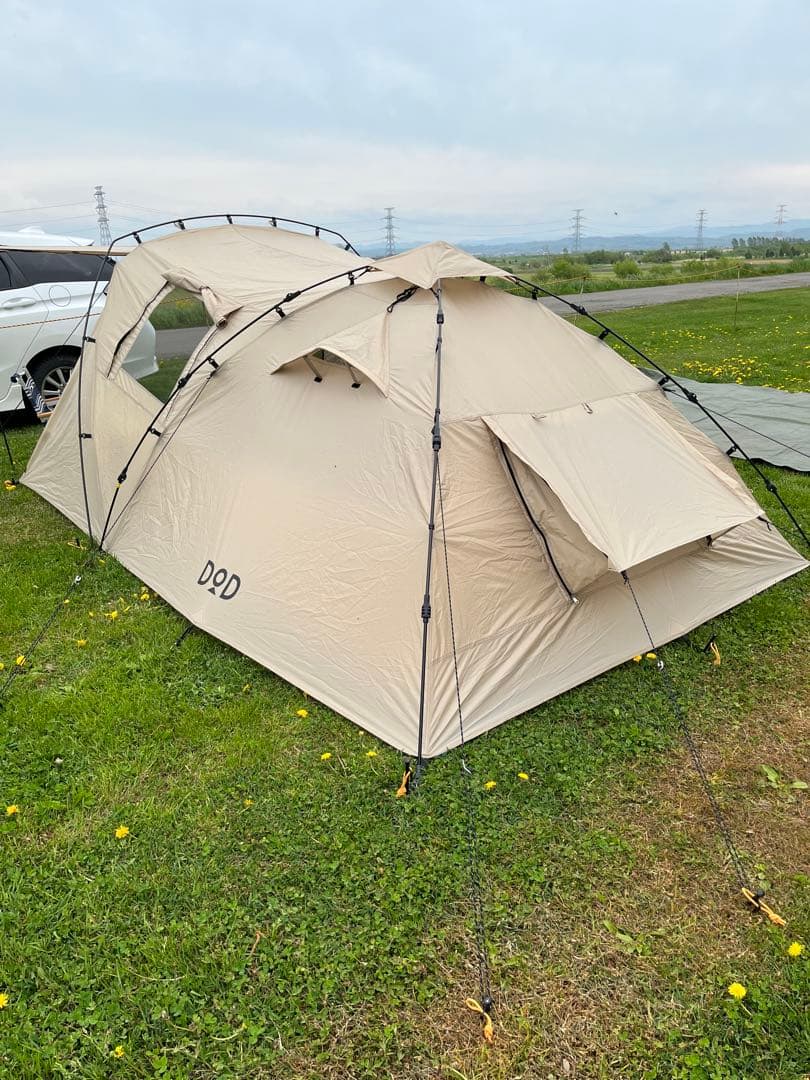 DOD ライダーズタンデムテントT3-485 ベージュ