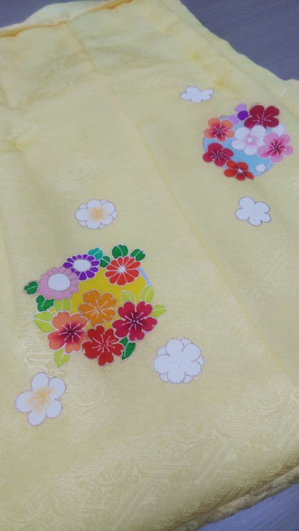 ★お値下げ★三歳お祝い着物 被布コート 京友禅