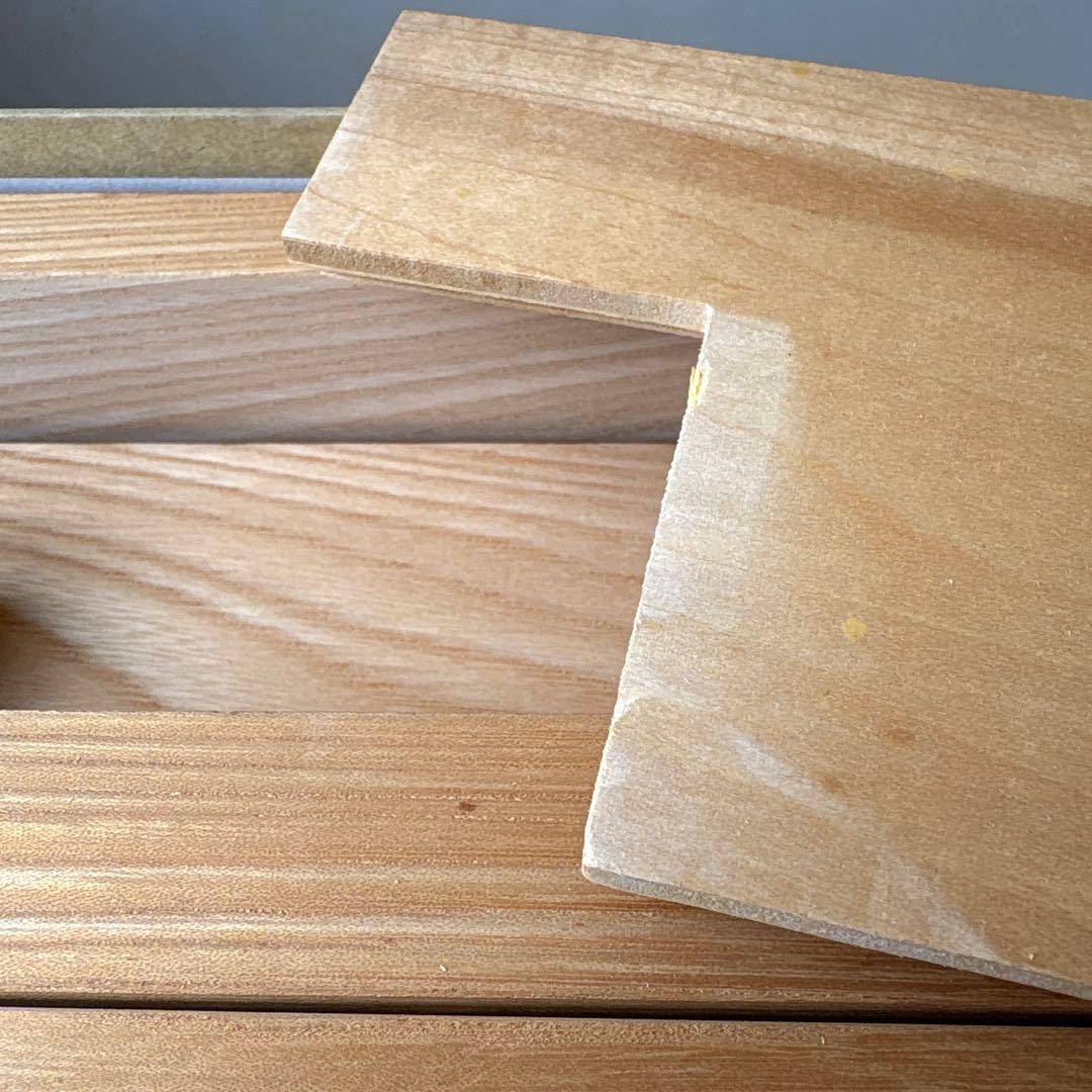 木製 ひな人形 ひな祭り 三人官女 籠 牛車 3段飾り コンパクト 組木 積み木