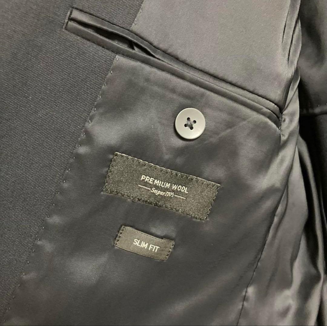 ★極美品★ユニクロ ストレッチウールスリムジャケット サイズ50