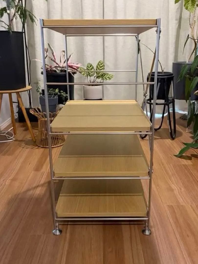 ユニットシェルフ 幅５８×奥行４１×高さ８３ｃｍ 無印良品 オーク