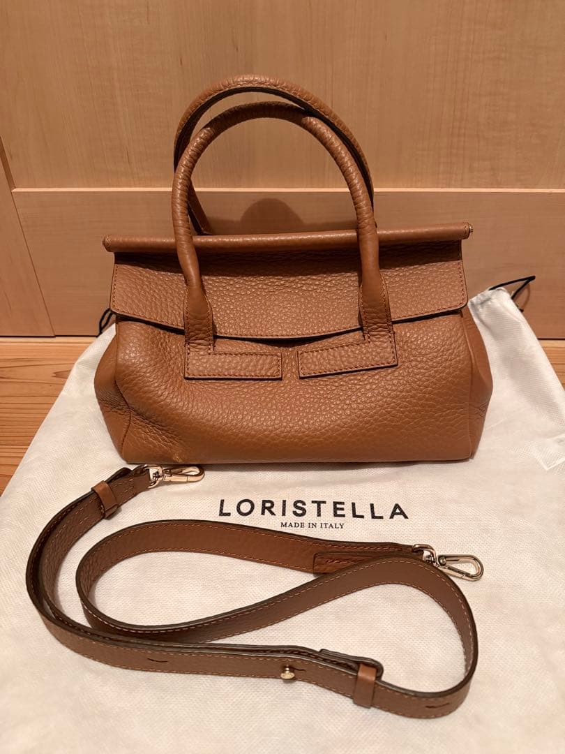 LORISTELLA レザーポストンバッグ