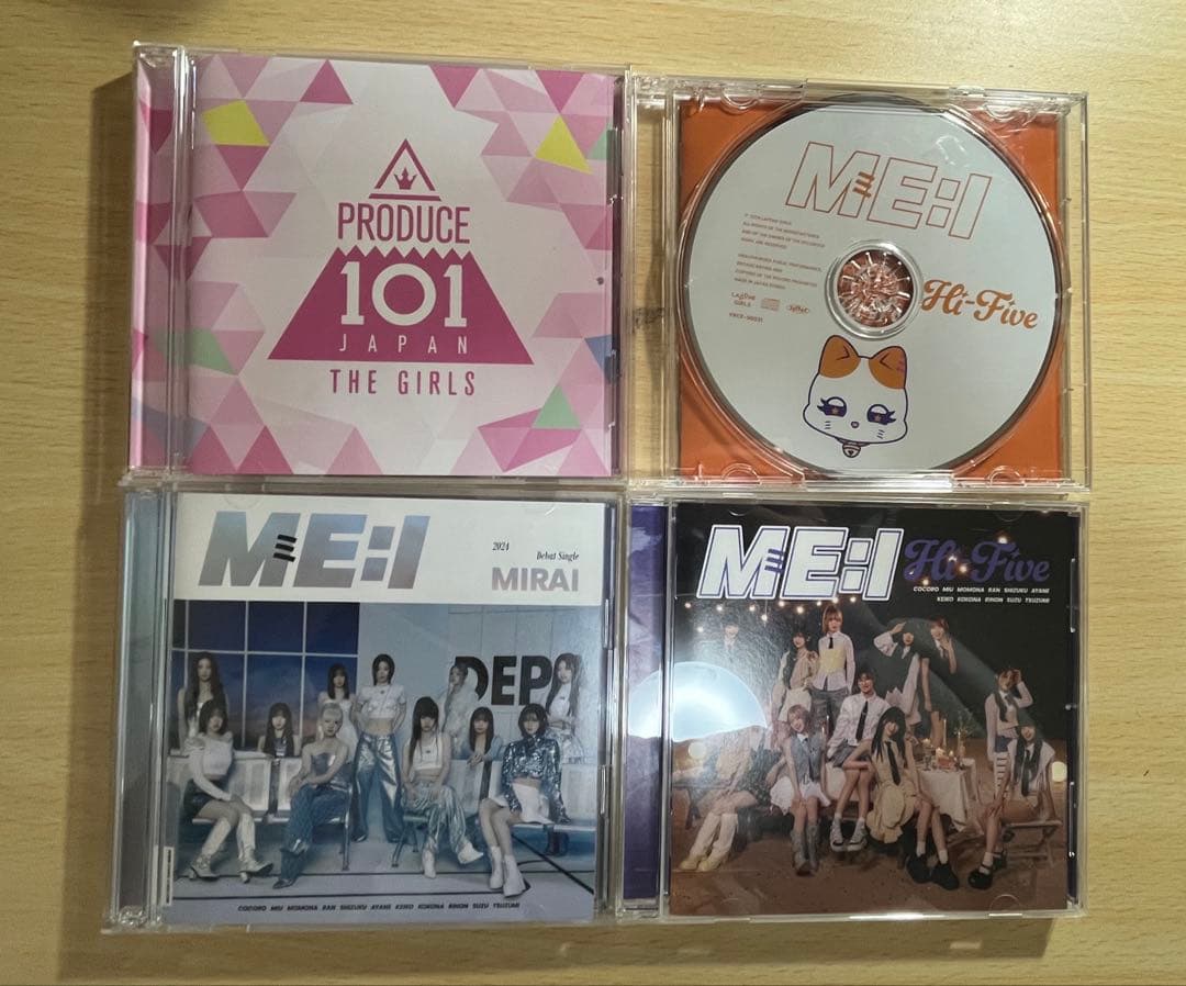 海老原鼓 ME:I つづみ 村上璃杏 アルバム トレカ アクスタまとめ売り