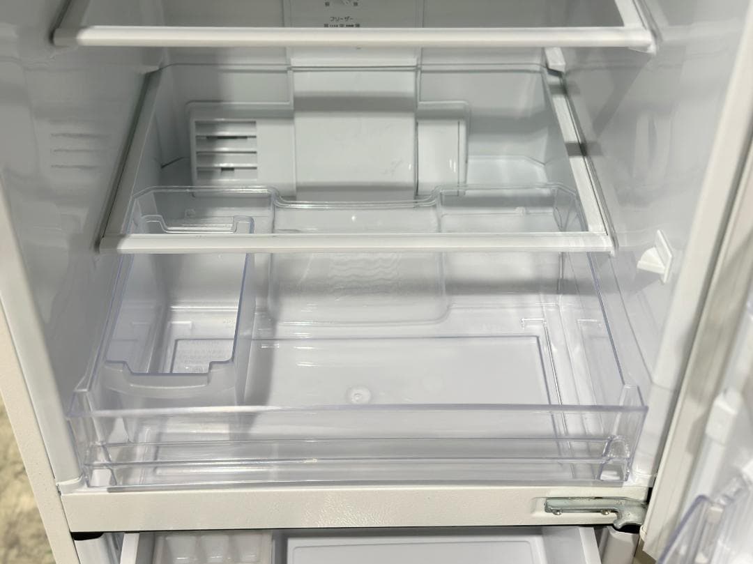 アクア 2ドア冷蔵庫 201L AQR-20MBK-W 右開き 2022年製