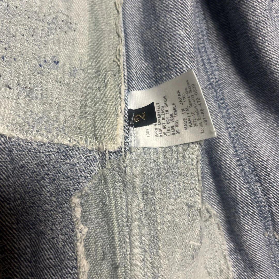 【希少】【美品】Kapital　Kountry　BORO　デニム　カバーオール③