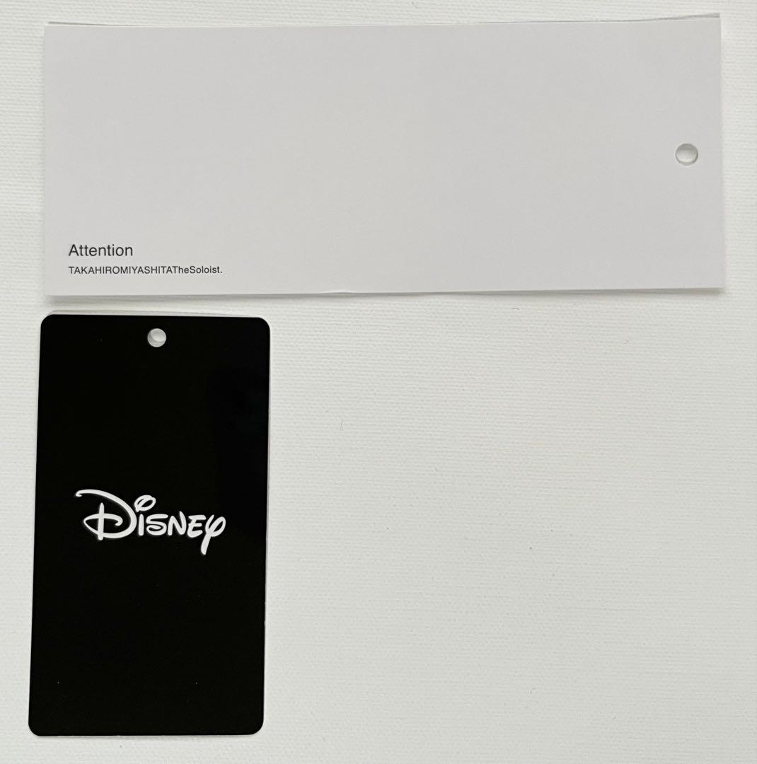 新品soloistソロイスト刺繍 ミッキーマウス 黒 ロングラインソックス 靴下