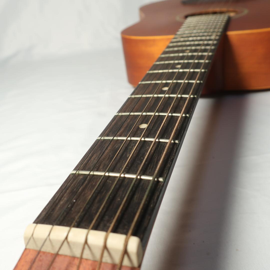 段S.Yairi YM-02/MH ミニギター ケース付 マホガニーアーチバック