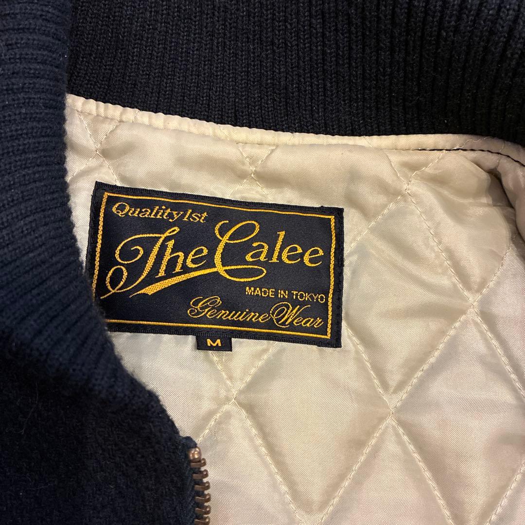 【美品】CALEE キャリー 刺繍 アメカジ ワーク ウールジャケット