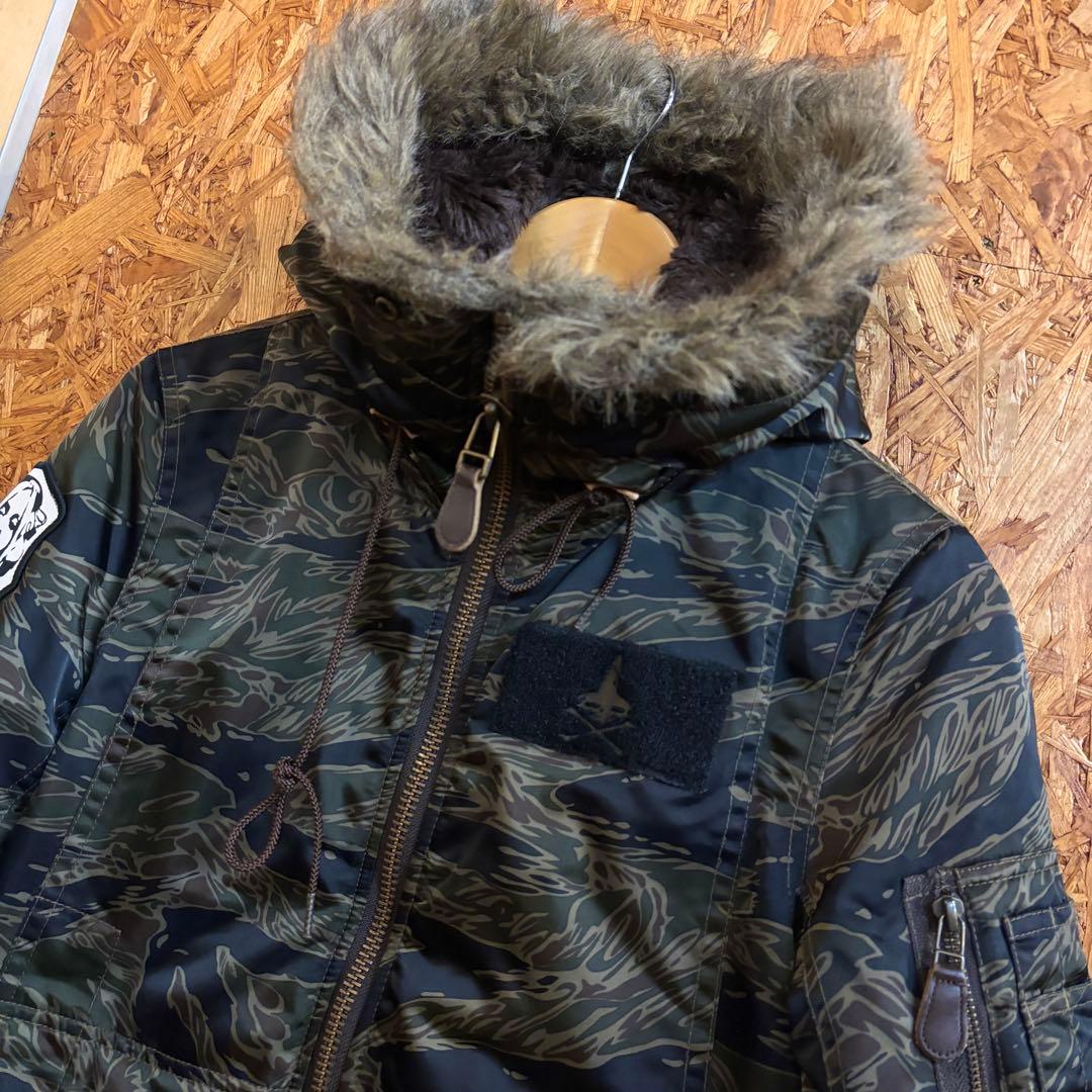 ヒステリックグラマー N-3B プリマロフト モッズコート タイガーカモ 迷彩