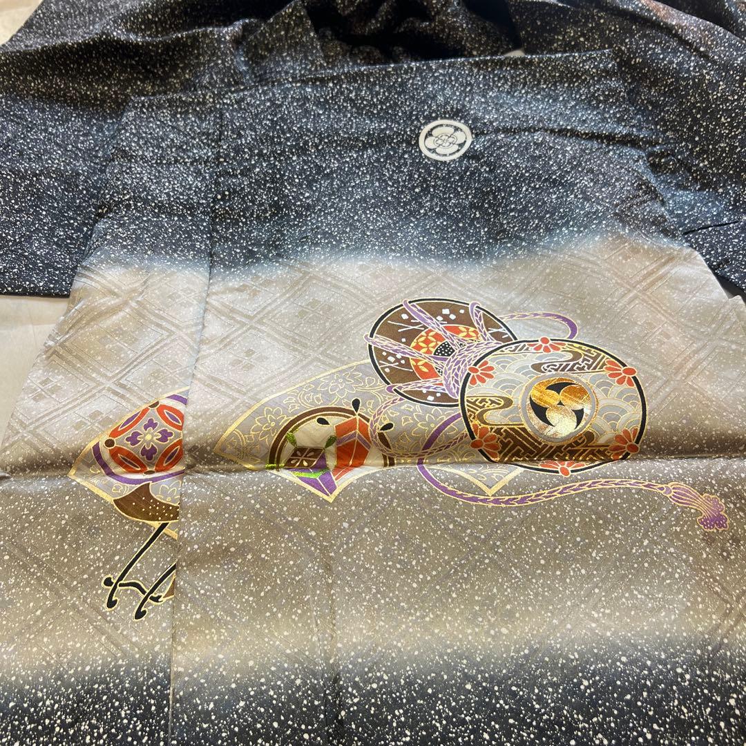 七五三　５歳男の子　着物　羽織り袴セット　美品