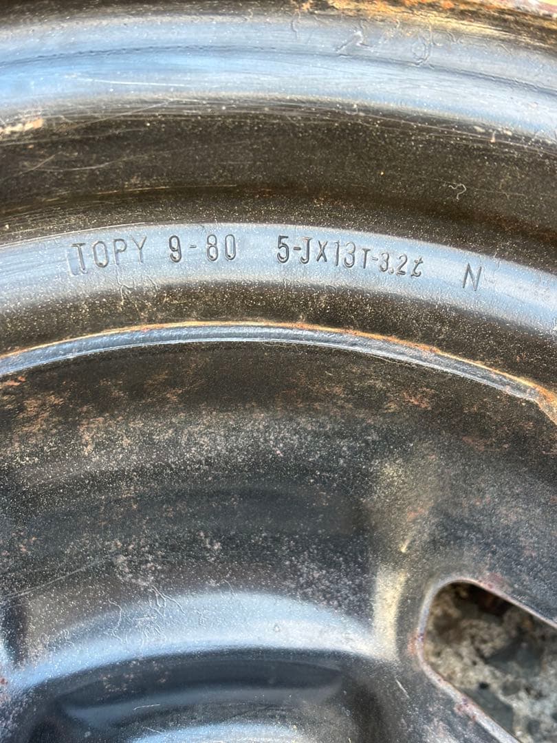 希少　いすゞ117クーペ ベレット　純正ホイール　4本