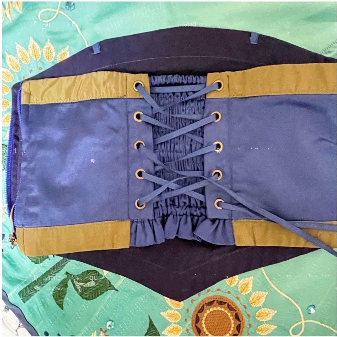 アナ雪　誕生日アナなりきりセット　向日葵ドレス　120サイズ　新品未使用未試着