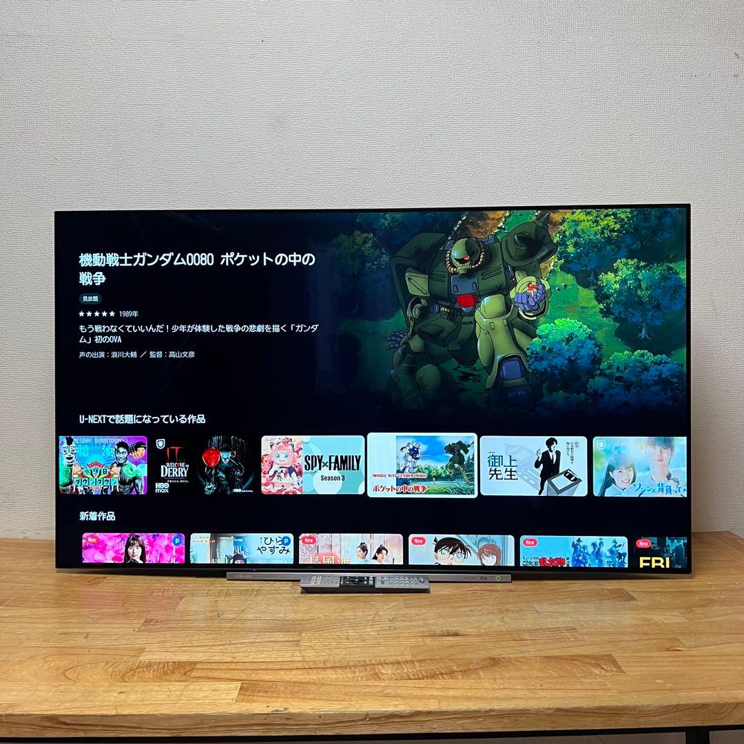 東芝 55V型 4K 有機ELテレビ REGZA 55X930 タイムシフト対応