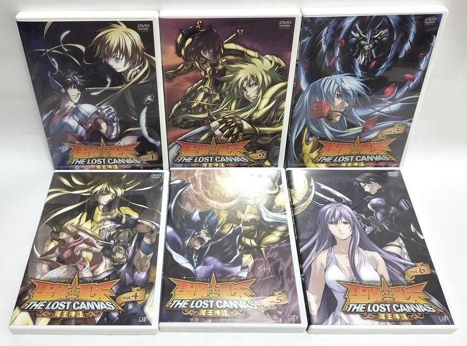 聖闘士星矢 THE LOST CANVAS 冥王神話 第1章 全6巻S DVD