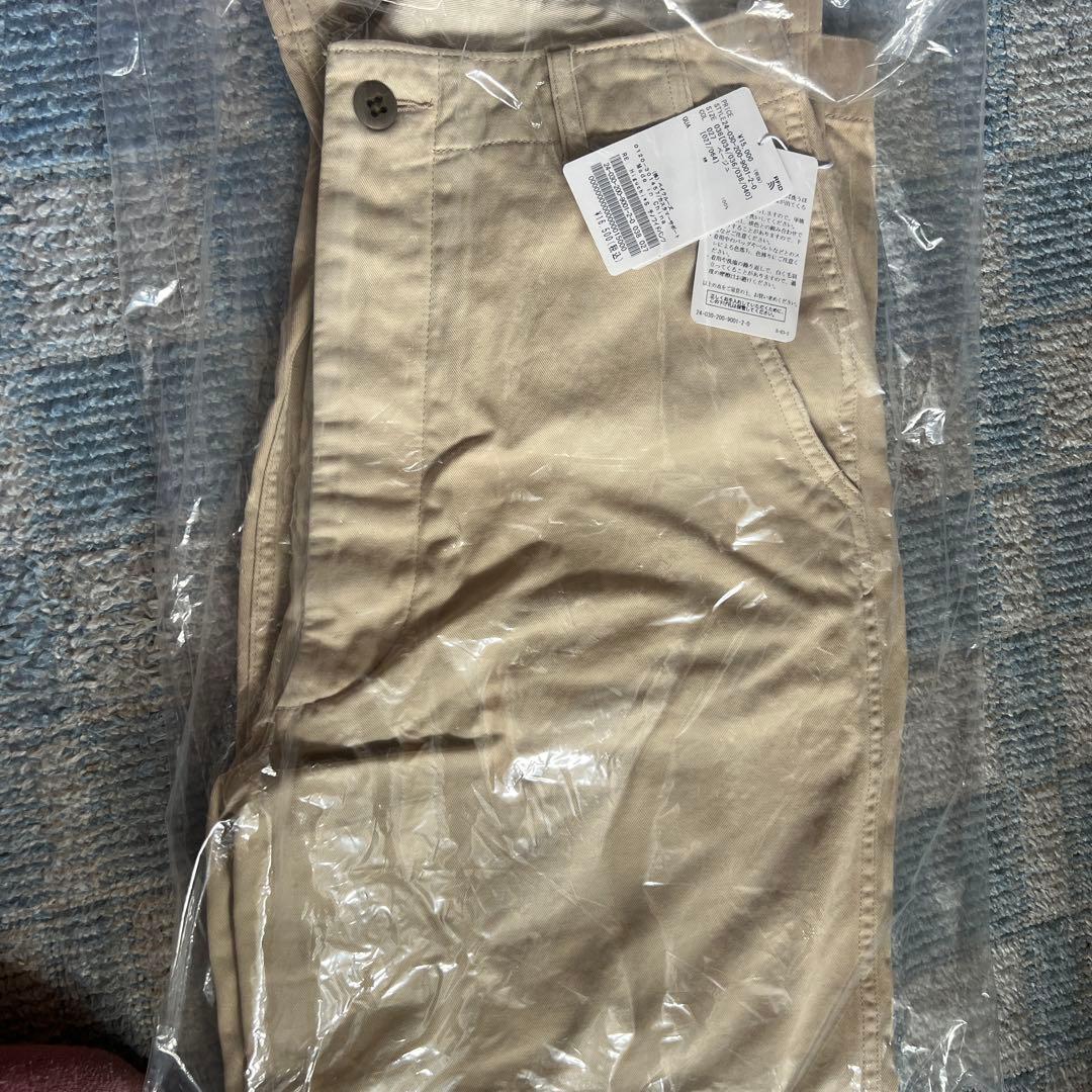 Spick and spanチノワイドパンツ38