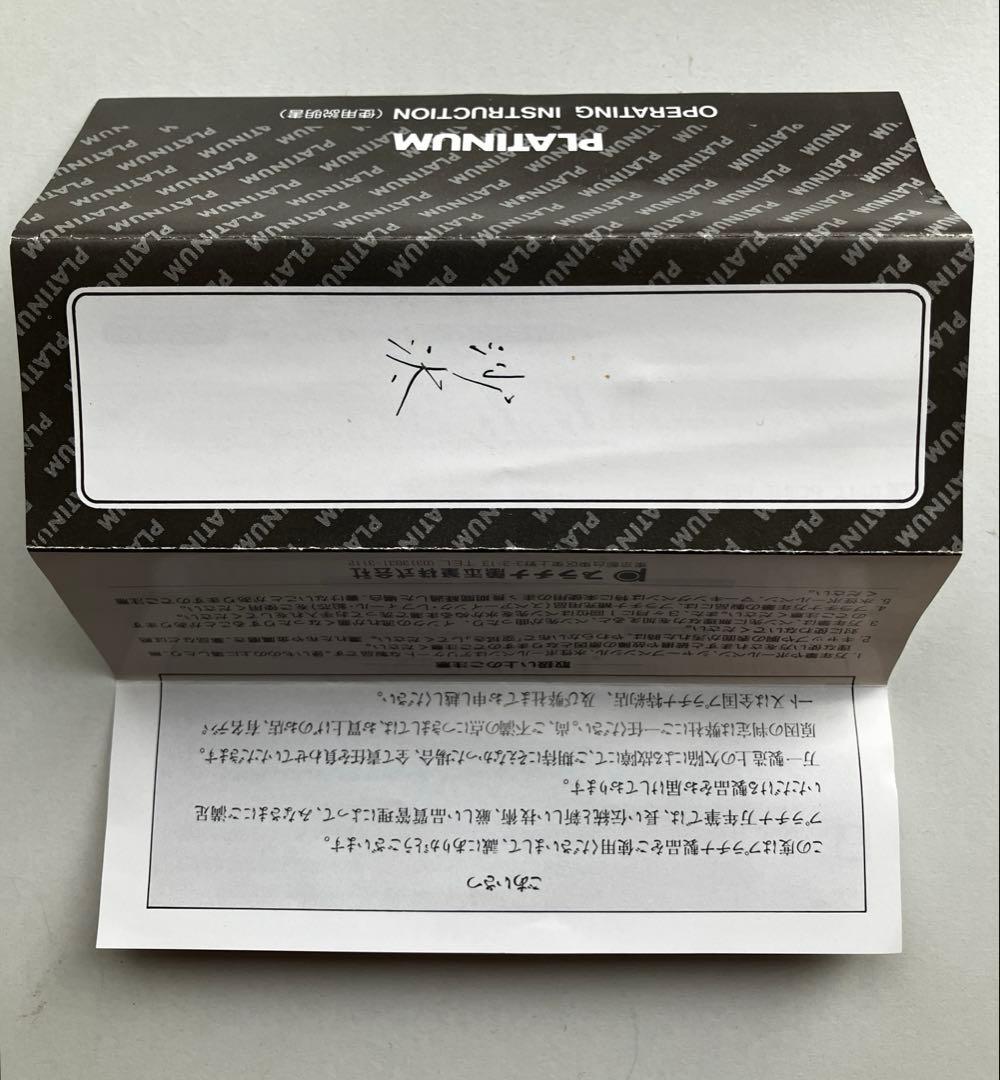 PLATINUM /プラチナ#3376 万年筆 専用箱、ケース、説明書付き