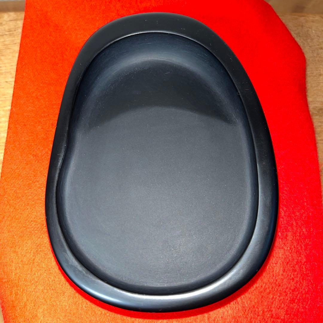 ⭕️希少　那智黒石　玉石　石のささやき　山口光峯　特殊研　皇室献納