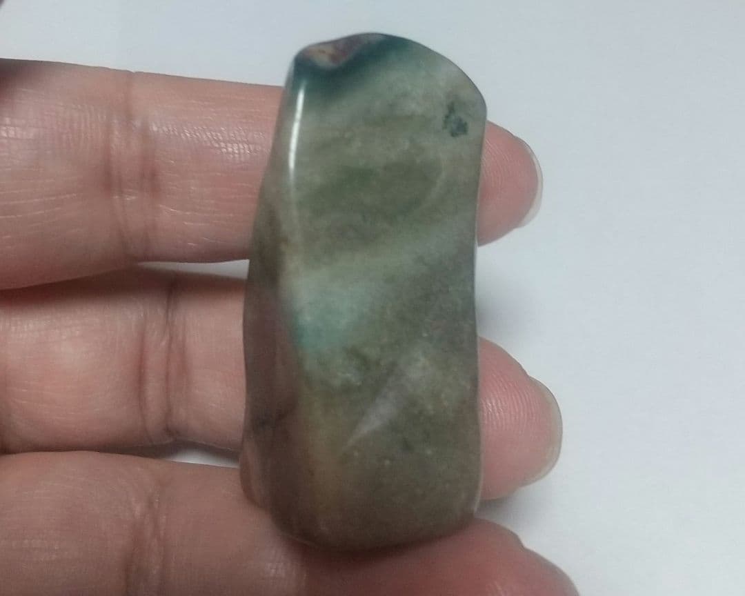 天然石 ジュディスジャスパー「アイ オブ ザ ストーム」 36.9g タンブル