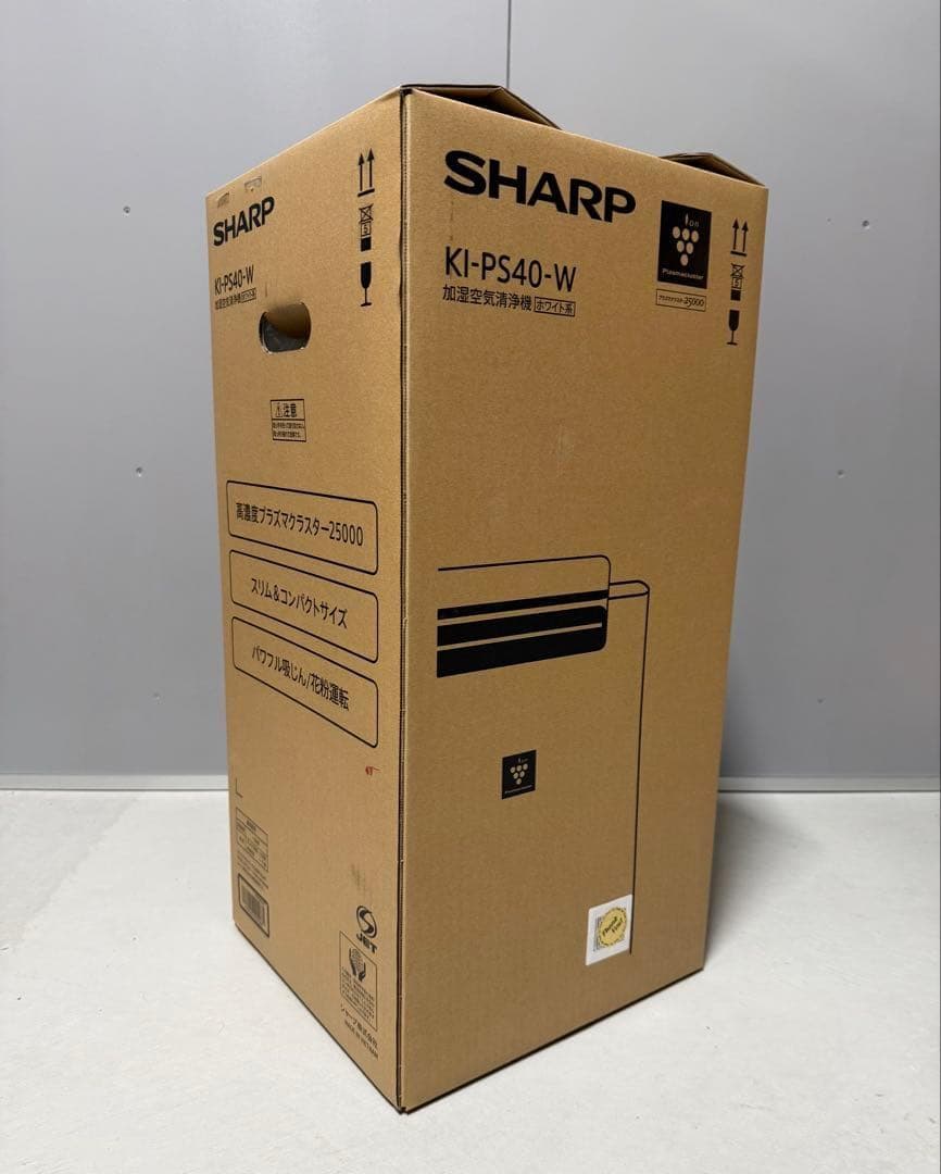シャープ 加湿器 空気清浄機 KI-PS40-W プラズマクラスター25000
