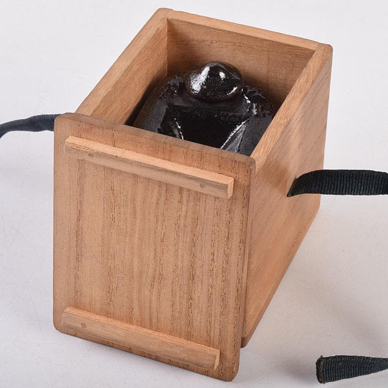 茶道具　楽吉左衛門　九代了入作　一閑人　蓋置　共箱　V　R9013